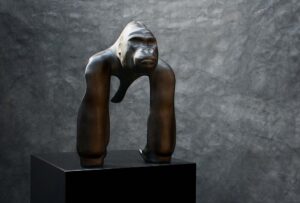 Skulptur von Marcus Meyer, Gorilla