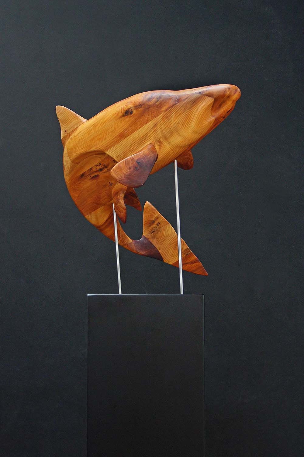 Skulptur von Marcus Meyer, King Salmon