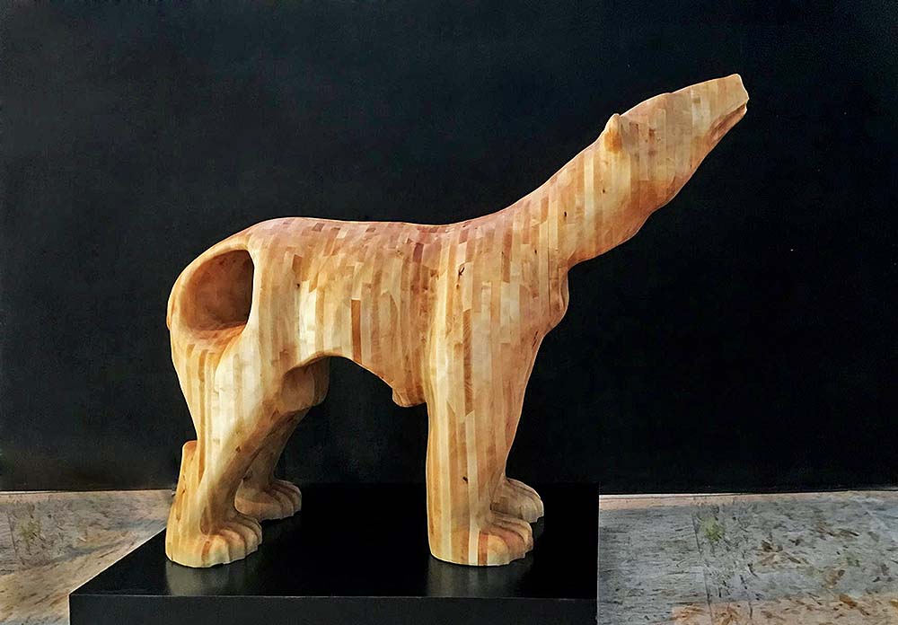 Skulptur von Marcus Meyer, Polar Bear