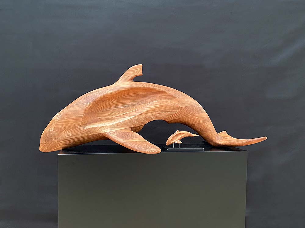 Skulptur von Marcus Meyer, Schweinswal
